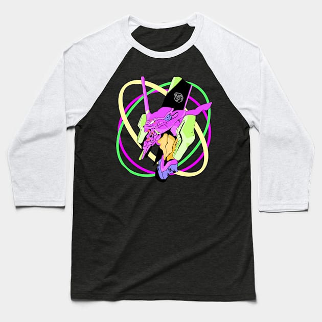 Eva Unit 01 Baseball T-Shirt by Materiaboitv